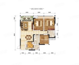 【交换空间装饰】中央大街 111m²  地中海现代风格