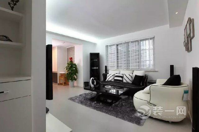 88平米小户型单身公寓装修设计效果图